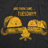 Mens Taco Tuesday Ghost Story Tshirt Funny Mexican Food Campfire Graphic Tee