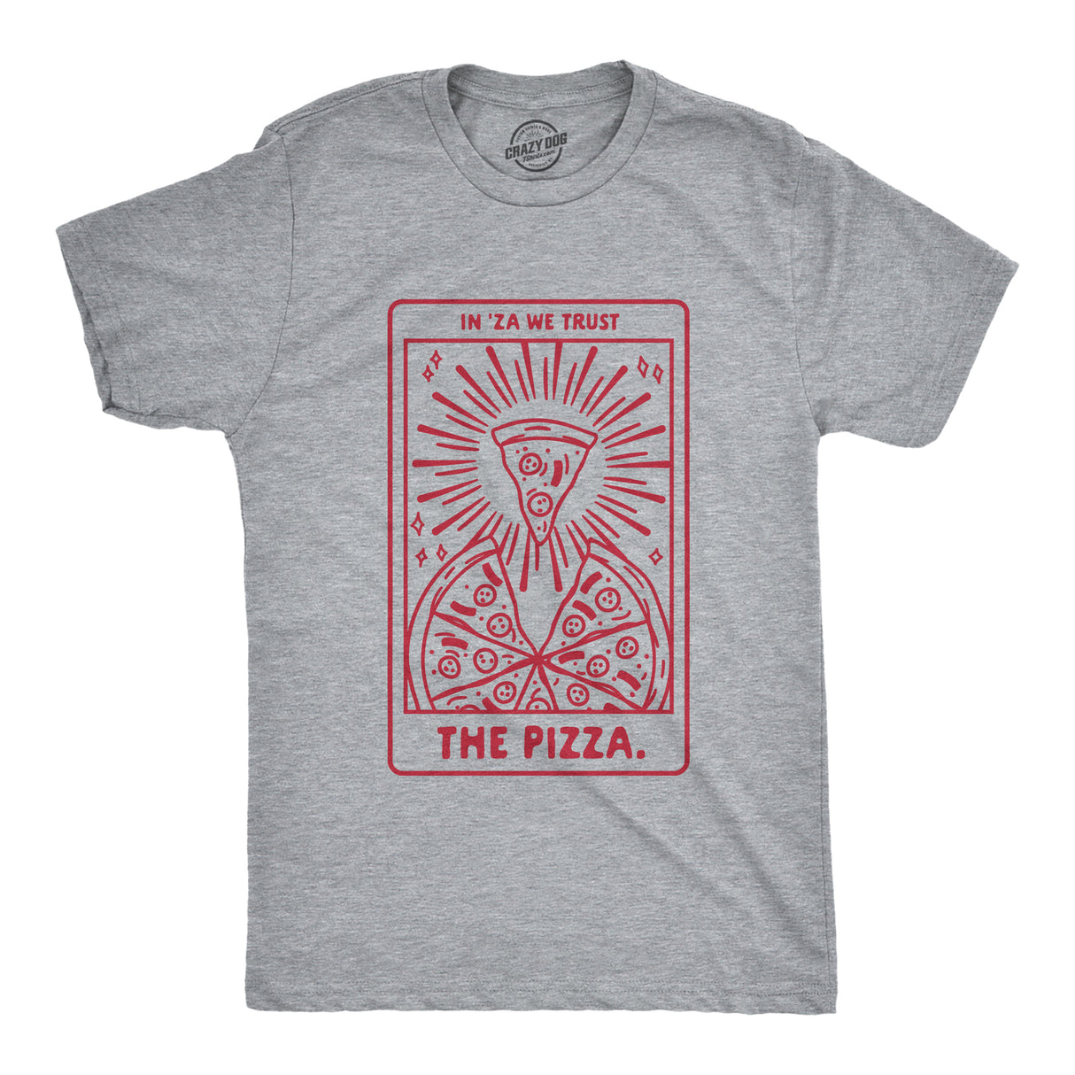 Pizza Tarot Card Men's Tshirt