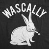 Mens Wascally Rabbit Tshirt Funny Easter Bunny Cartoon Graphic Tee