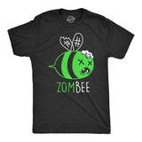 Mens Zombee Tshirt Funny Zombie Halloween Bumble Bee Novelty Graphic Tee