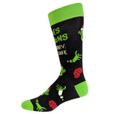 Youth Halloween Socks Funny Zombie Pumpkin Scary Footwear