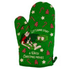 Let's Bake Stuff And Watch Christmas Movies Oven Mitt Funny Holiday Baking Tradition Festive Kitchen Glove