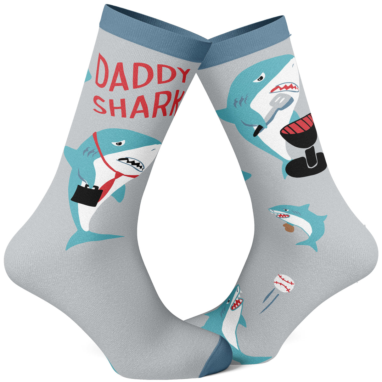 Men's Dadasaurus Socks Funny Fathers Day Dad Dinosaur T-Rex Graphic Novelty Footwear