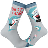 Men's Dadasaurus Socks Funny Fathers Day Dad Dinosaur T-Rex Graphic Novelty Footwear