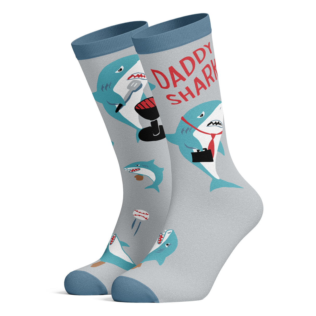 Men's Dadasaurus Socks Funny Fathers Day Dad Dinosaur T-Rex Graphic Novelty Footwear