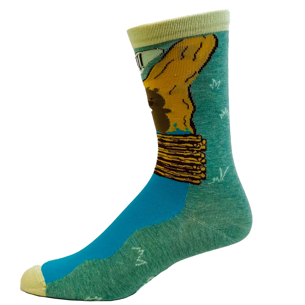 Women's Dam It Socks Funny Beaver Dam Camping Novelty Graphic Footwear