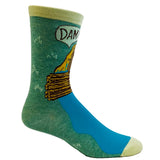 Women's Dam It Socks Funny Beaver Dam Camping Novelty Graphic Footwear