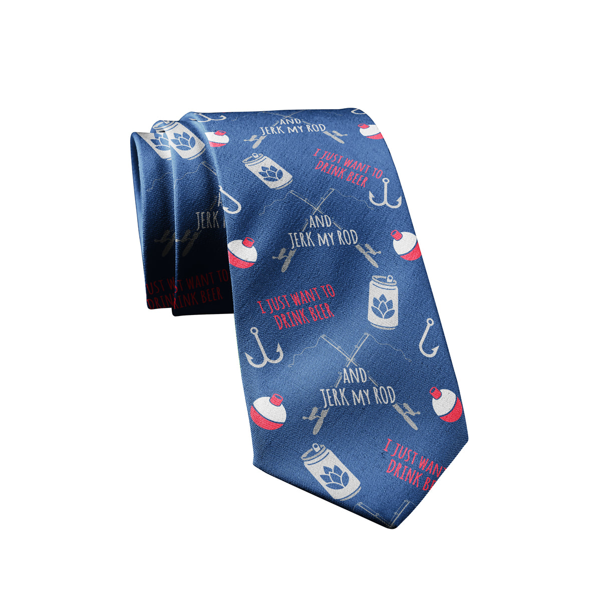 Funny Sports Ties For Men Novelty Graphic Ties for Golf Fishing and Exercise Guys