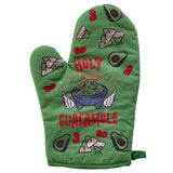 Holy Guacamole Oven Mitt Funny Avocado Tortilla Chips Guac Kitchen Glove