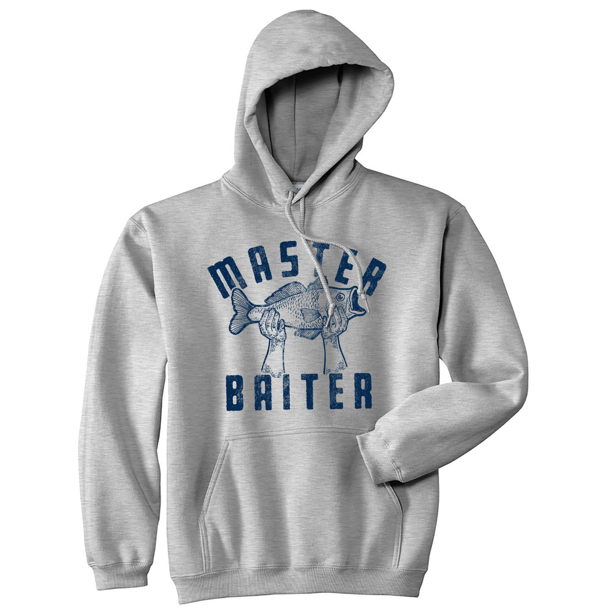 Master Baiter Unisex Hoodie Funny Fishing Fathers Day Sarcastic Sexual Innuendo Sweatshirt