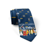 Noble Gases Necktie Funny Neckties for Men Science Teacher Tie Mens Novelty Neckties