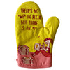 There Is No We In Pizza But There Is An I Oven Mitt Funny Pizza Lover Grammar Novelty Kitchen Glove