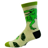 Men's Papasaurus Socks Funny Fathers Day Dinosaur T-Rex Grandfather Novelty Footwear