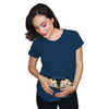 Maternity Peeking Twin Girls Tshirt Cute Adorable Pregnancy Tee For Mom To Be