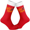 Men's Well Hung Socks Funny Sarcastic Christmas Stocking Innuendo Graphic Novelty Footwear