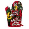 We Whisk You A Merry Christmas Oven Mitt Funny Holiday Baking Novelty Kitchen Glove