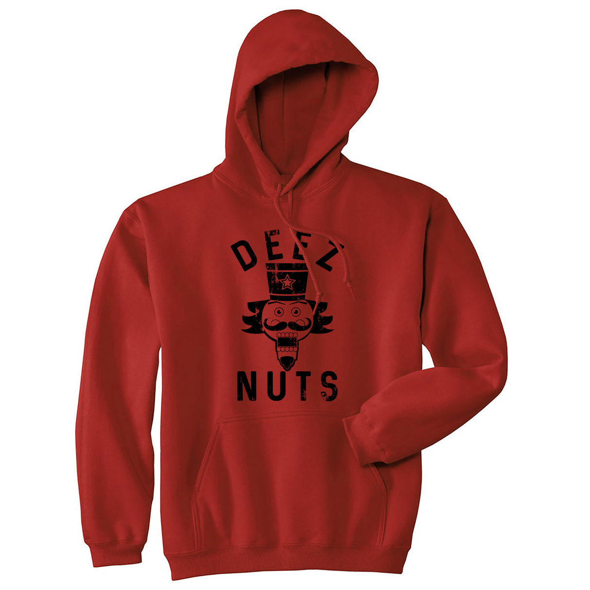 Deez Nuts Hoodie Funny Christmas Party Nutcracker Hilarious Offensive Xmas Joke