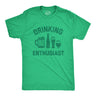 Mens Drinking Enthusiast T shirt Funny St Patricks Day Saying Cool Saint Paddy