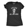 Womens Edgar Allan Bro Tshirt Funny Author Literature Book Lover Graphic Poetry Tee