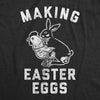 Mens Making Easter Eggs T shirt Funny Bunny Sex Offensive Novelty Tee Saying