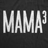 Womens Mama Squared Cubed Tshirts Funny Mom Of Two Three or Four Tees for Mothers Day