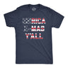 Mens Merica X-Mas Y'All Tshirt Funny Merry Christmas USA America Patriotic Holiday Tee