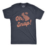 Mens Oh Snap T shirt Funny Chocolate Easter Bunny Basket Egg Hunt Gift for Him