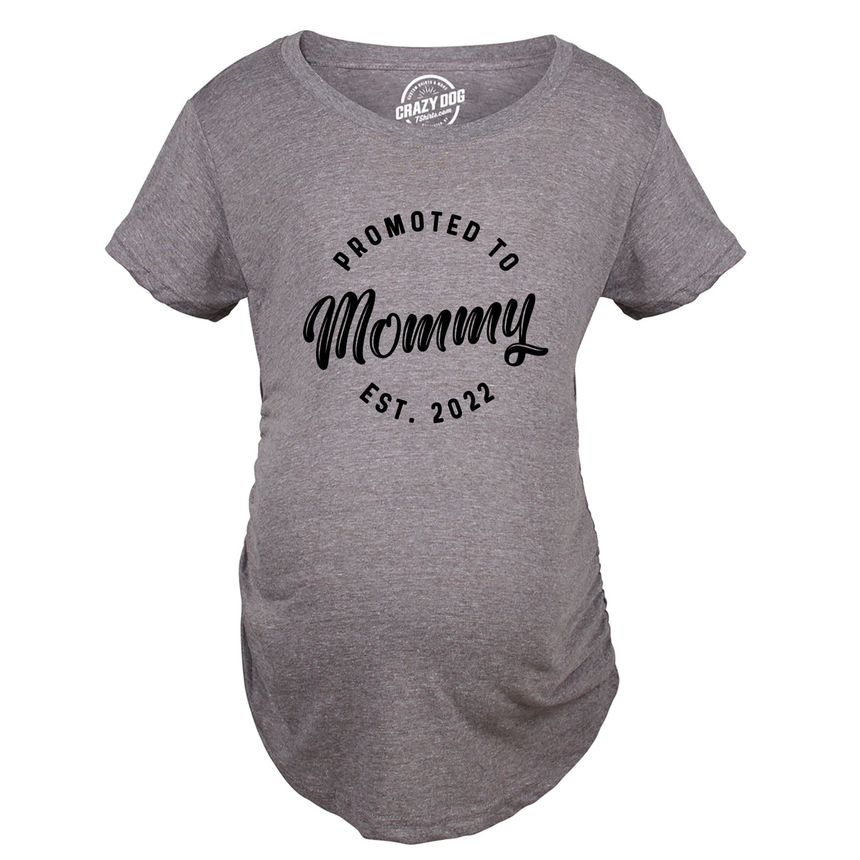 Maternity Promoted To Mommy 2024 2023 2022 Pregnancy Tshirt Funny New Baby Graphic Tee