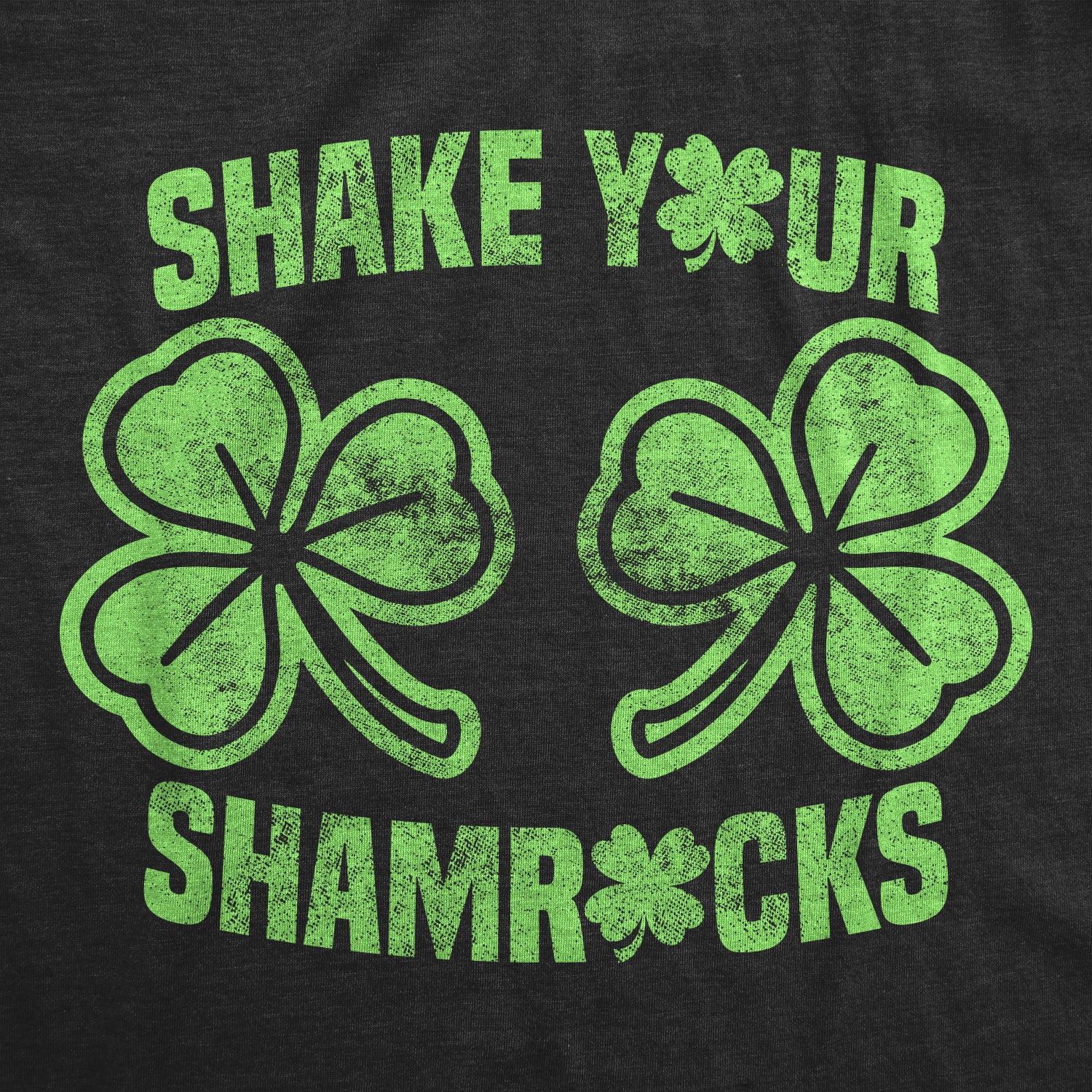 Womens Shake Your Shamrocks T shirt Funny St Patricks Day Boobs