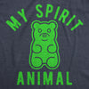 Mens Gummy Bear My Spirit Animal Tshirt Funny Candy Lover Graphic Novelty Tee