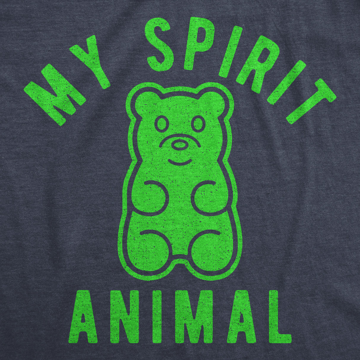 Womens Gummy Bear My Spirit Animal T Shirt Funny Candy Lover Graphic Novelty Tee