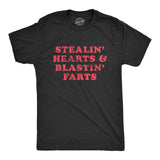 Mens Stealin Hearts And Blastin Farts Tshirt Hilarious Relationship Bathroom Humor Graphic Tee