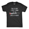 Mens This Is Why I Don?t Swim In The Lake At Night Tshirt Funny Halloween Graphic Tee