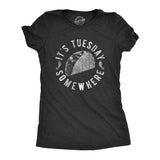 Womens Live Everyday Like It's Taco Tuesday Tshirt Funny Tee For Ladies