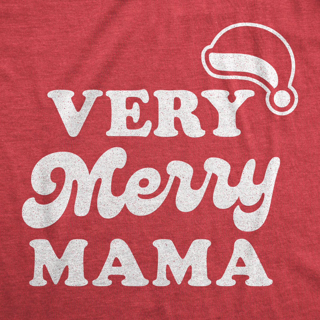 Maternity Very Merry Mama Tshirt Cute Christmas Santa Hat Pregnancy Announcement Tee