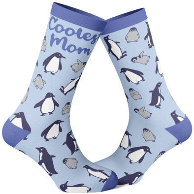 Women's Coolest Mom Penguins Cute Mother's Day Chilly Animal Graphic Novelty Footwear