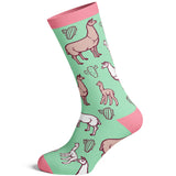 Women's I Get It From My Llama Socks Funny Alpaca Cute Animal Novelty Footwear