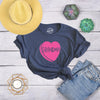 Womens Grandma Candy Heart Funny Family Relationship Valentines Day T shirt