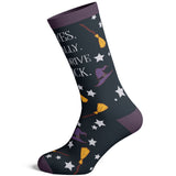 Womens Halloween Socks Funny Spooky October Fall Novelty Graphic Footwear