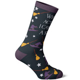 Womens Halloween Socks Funny Spooky October Fall Novelty Graphic Footwear