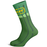 Men's May The Forest Be With You Socks Funny Camping Hiking Parody Footwear