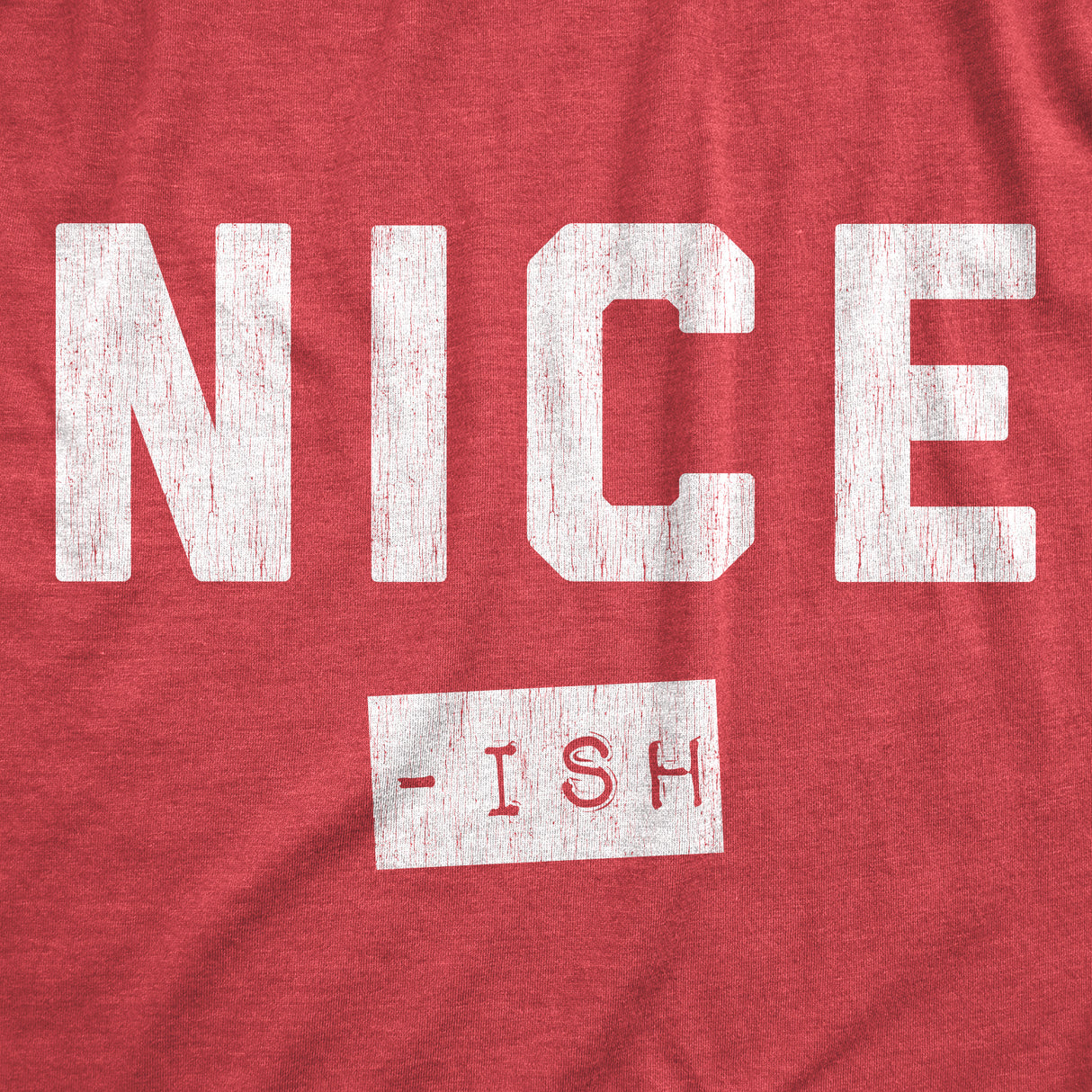 Womens Nice Ish T Shirt Funny Xmas Party Santas List Joke Tee For Ladies