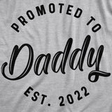 Promoted To Daddy 2022 2023 2024 Unisex Hoodie Funny New Family Father Hooded Sweatshirt