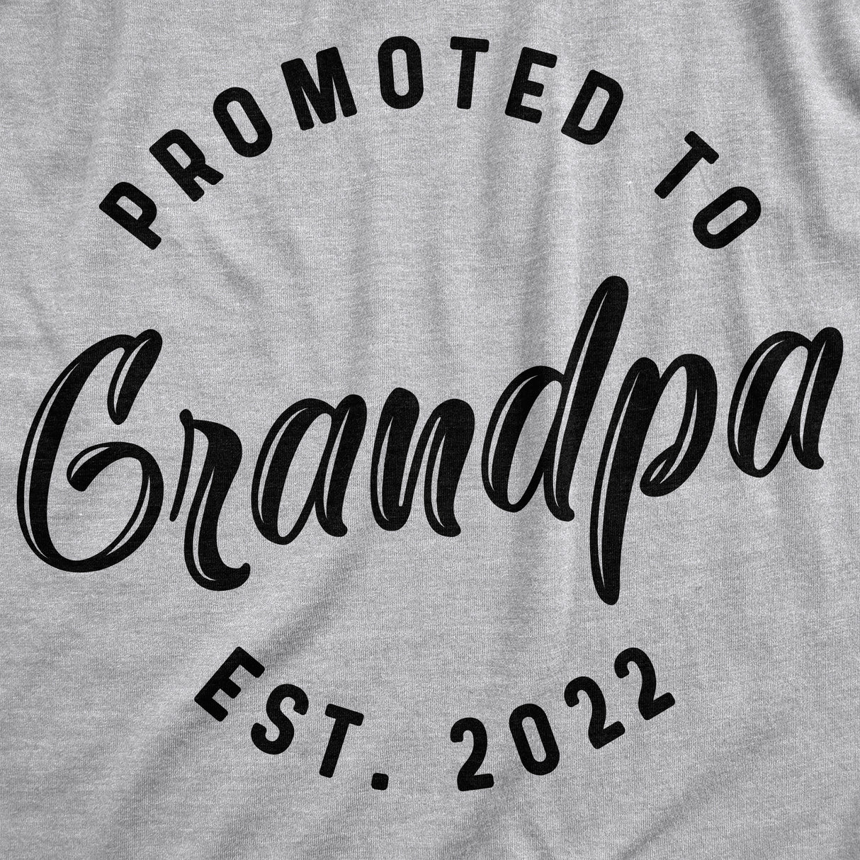 Crazy Dog Promoted To Grandpa 2024 2023 2022 Unisex Hoodie Family Announcement Hooded Sweatshirt