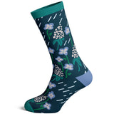 Women's With All Due Respect No Socks Funny Sarcastic Flower Graphic Footwear