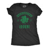 Womens Shenanigans Squad T Shirt Funny St Patricks Day Clover Graphic Saint Paddy Tee