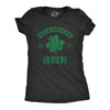 Womens Magically Delicious T Shirt Funny Shamrock Irish Tee