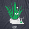 Womens Aloe Phone Call T Shirt Funny Sarcastic Plant Greeting Graphic Novelty Tee For Ladies