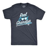 Mens Reel Cool Grandpa T Shirt Funny Sarcastic Fishing Joke Pole Tee for Guys