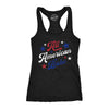 Womens All American Babe Fitness Tank Funny Cool Patriotic Fourth Of July Party Sleeveless Tee For Ladies